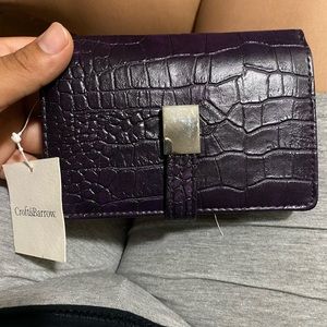 Nwt purple Croft & Barrow wallet
